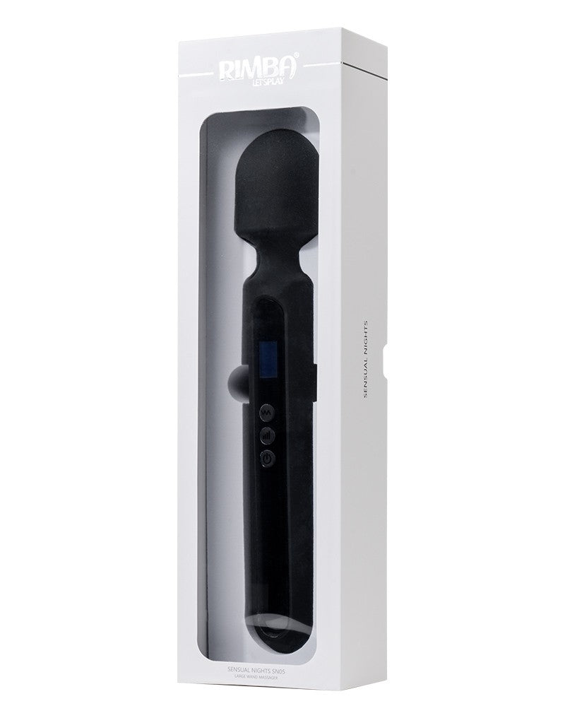 Rimba Toys - Sensual Nights SN05 - Grote Wand Massager - Zwart