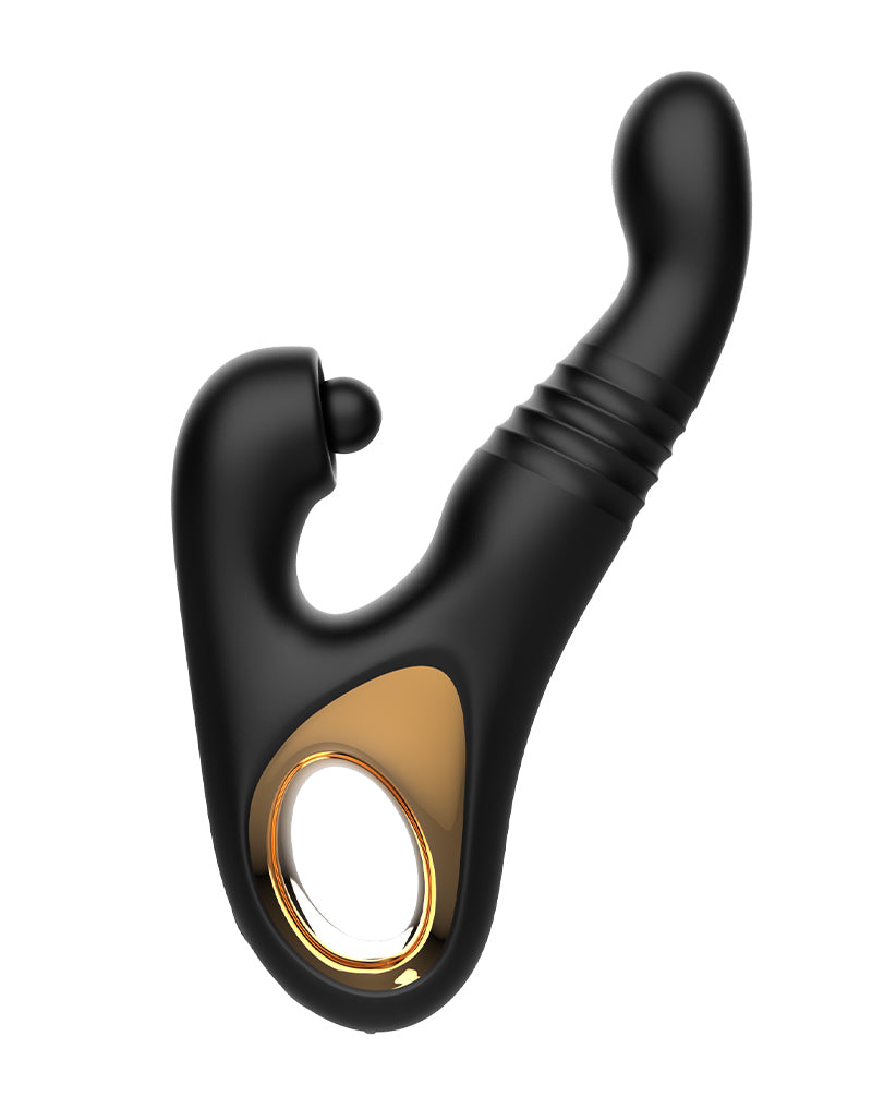 Rimba Toys - Sensual Nights SN08 - Multifunction Vibrator - Zwart