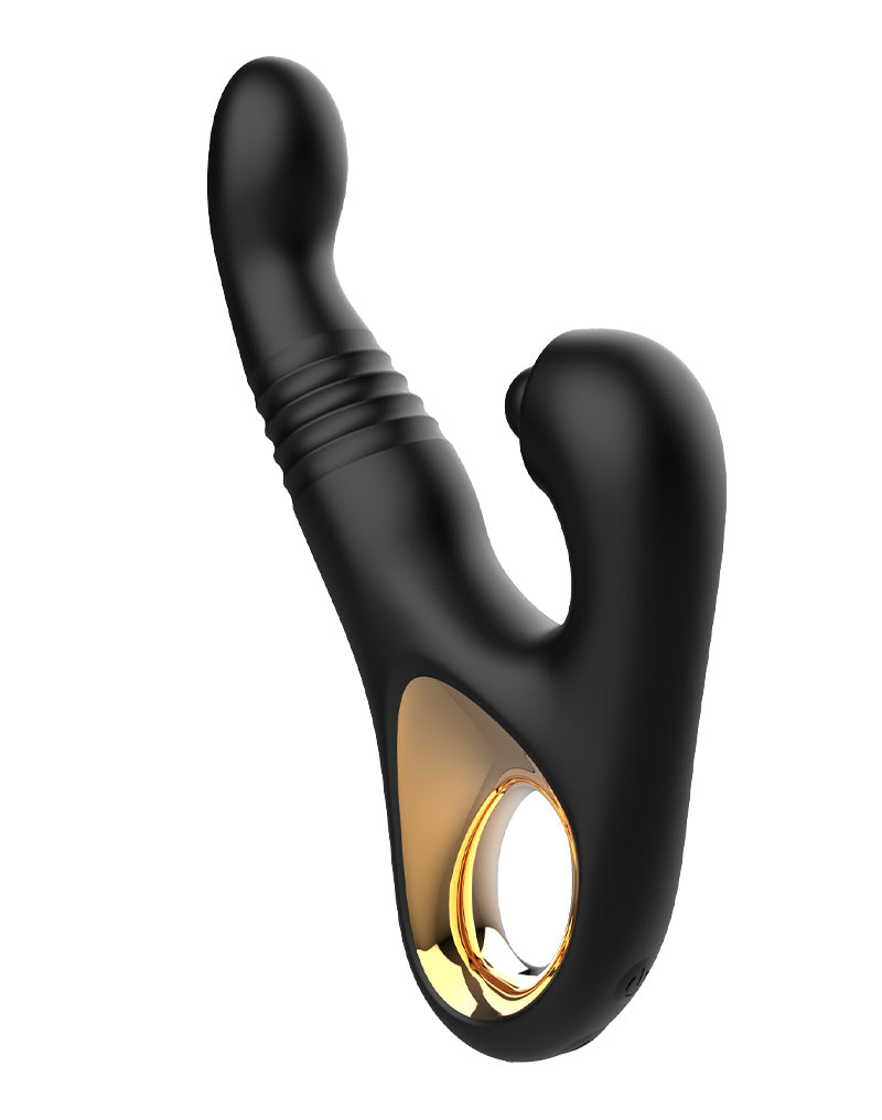 Rimba Toys - Sensual Nights SN08 - Multifunction Vibrator - Zwart