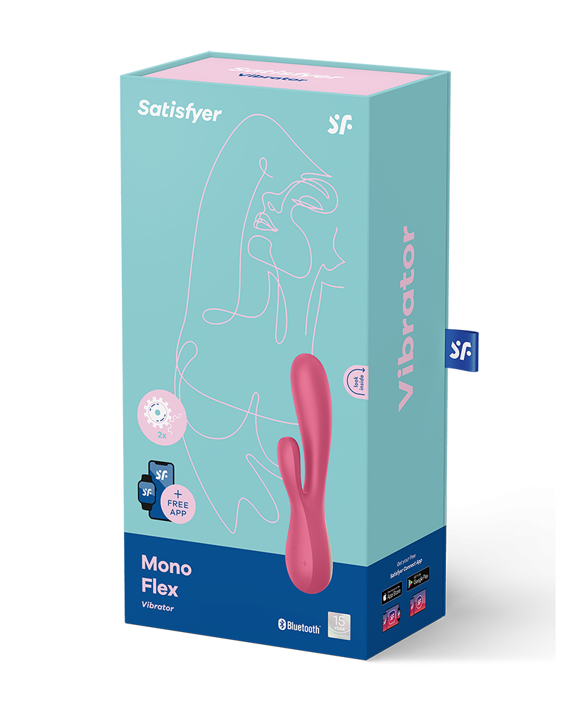 Satisfyer Mono Flex Red Berry / incl. Bluetooth and App