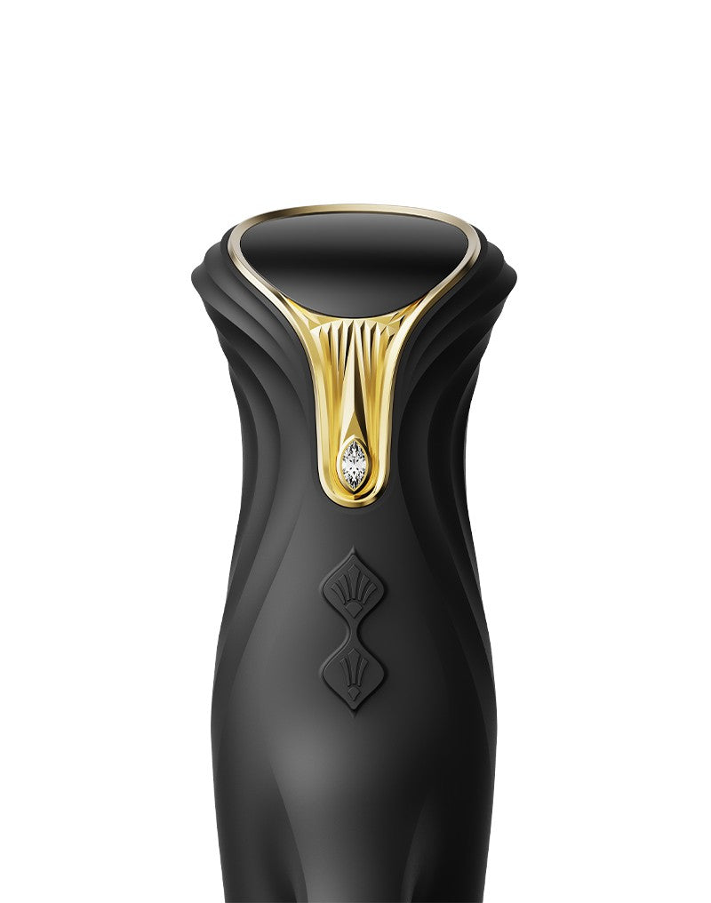 ZALO - Mose - Thrusting Rabbit Vibrator - Zwart