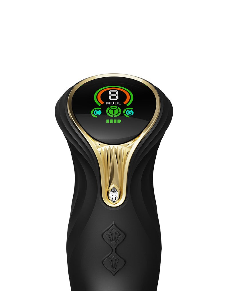 ZALO - Mose - Thrusting Rabbit Vibrator - Zwart