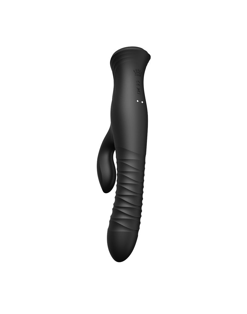 ZALO - Mose - Thrusting Rabbit Vibrator - Zwart