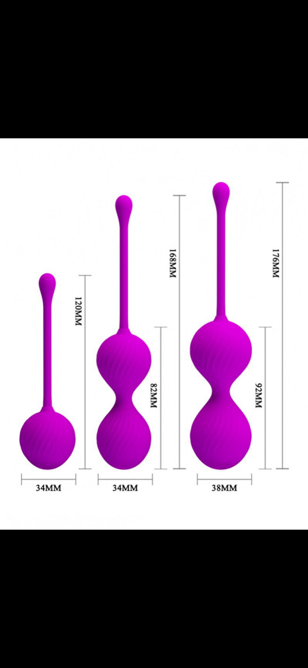 Pretty Love Kegel Ball training set