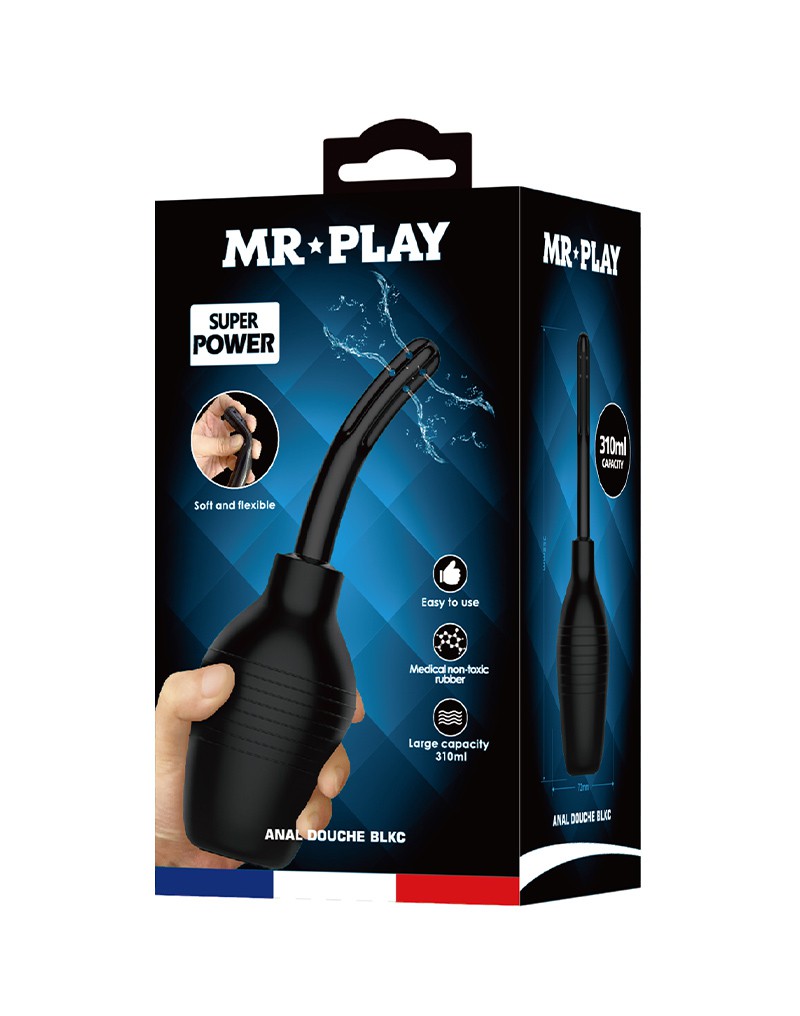 Mr. Play - Anaal Douche - BLKC - Zwart