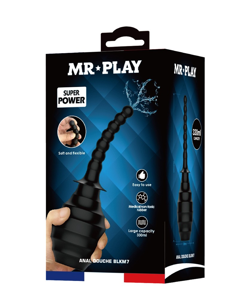 Mr. Play - Anaal Douche - BLKM7 - Zwart