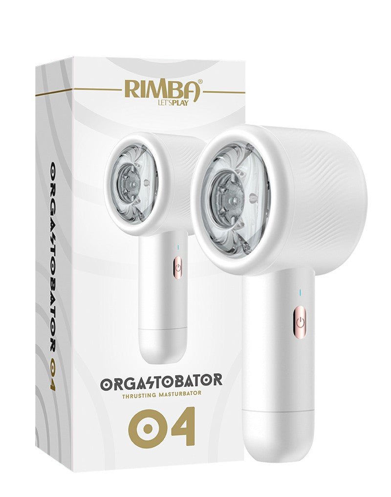 Rimba Toys - Orgastobator 04 - Mannelijke Masturbator - Wit