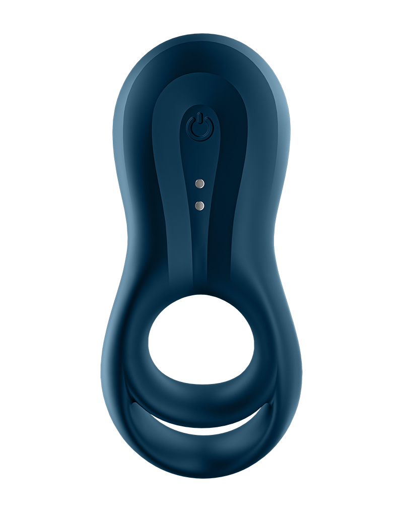 Satisfyer - Epic Duo - Cockring Vibrator - Blauw