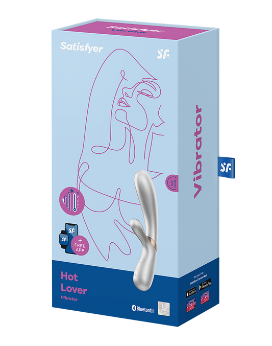 Satisfyer - Hot Lover - Verwarmde Vibrator - Zilver