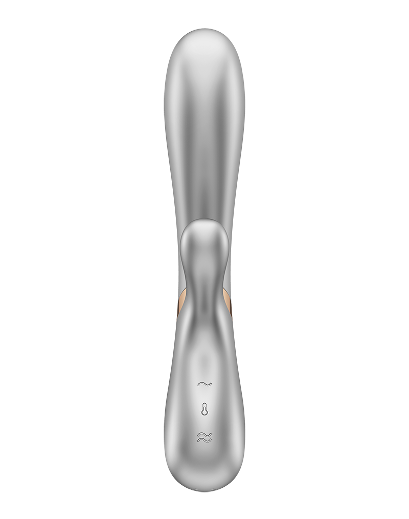 Satisfyer - Hot Lover - Verwarmde Vibrator - Zilver