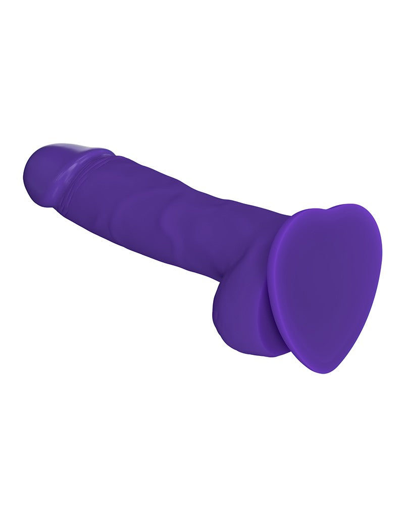 Strap-On-Me Soft Realistic Dildo Purple Size L