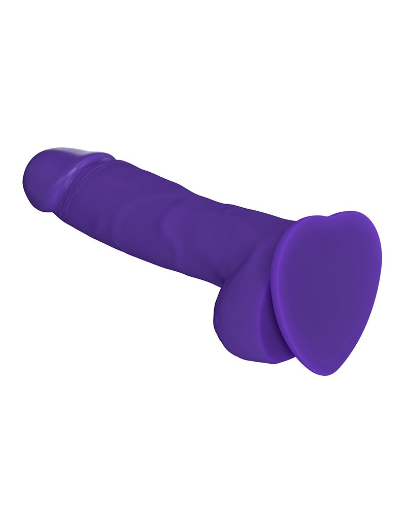 Strap-On-Me Soft Realistic Dildo Purple Size XL