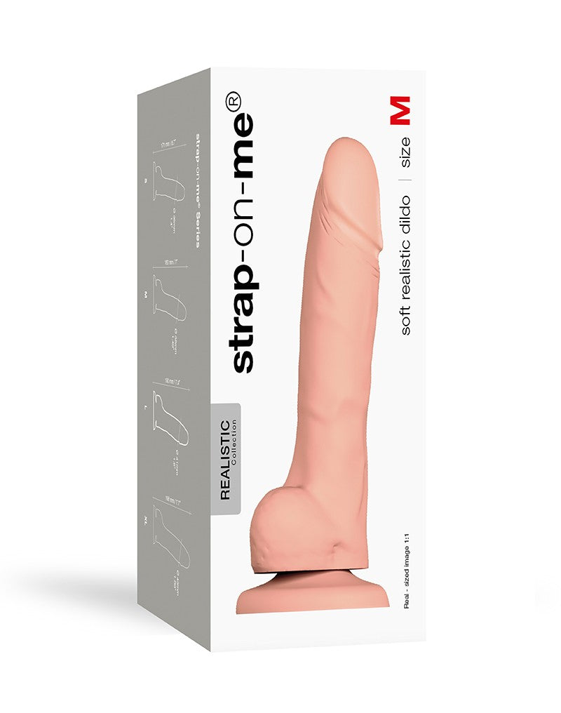 Strap-On-Me - Soft Realistic Dildo Size M - Nude