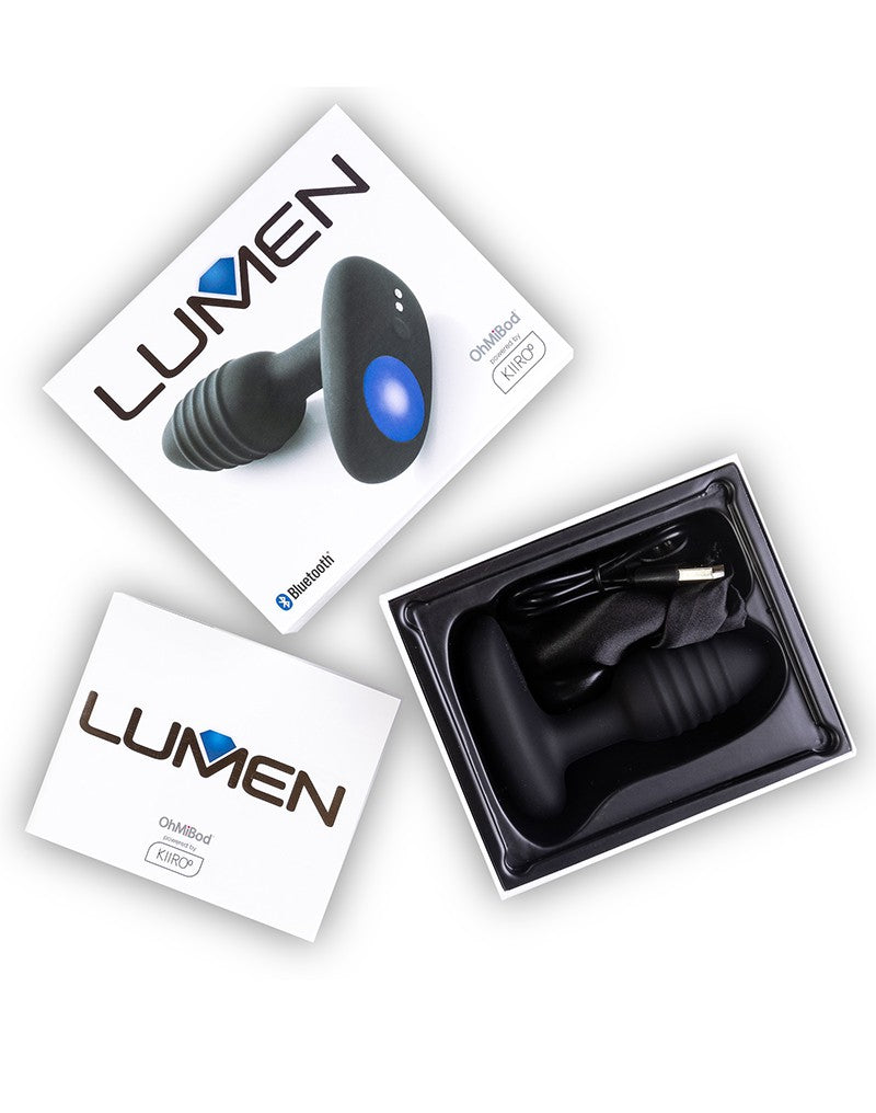 Kiiroo OhMiBod - Lumen - Interactieve Butt Plug - Zwart